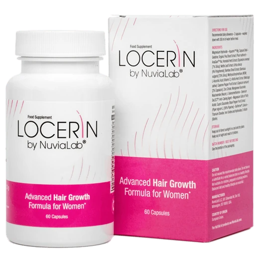 Caja del producto Locerin mostrando el diseño del empaque